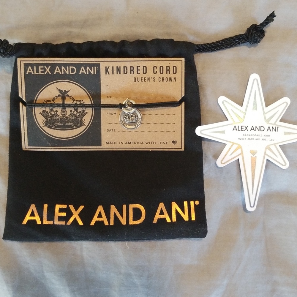 Alex And Ani Queens Crown Cord Bracelet